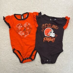 Cleveland Browns 18 month onesie 2pk